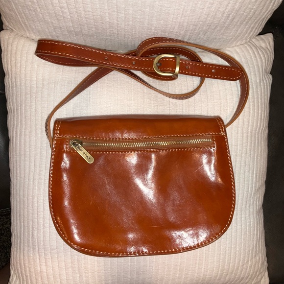 GENUINE LEATHER MADE IN ITALY CROSSBODY BAG - Picture 7 of 15